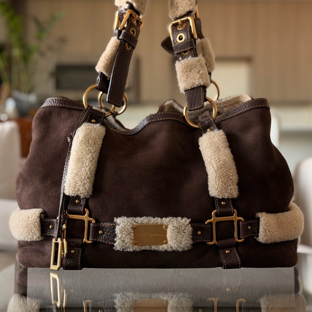 Dolce & Gabbana Shearling Bag